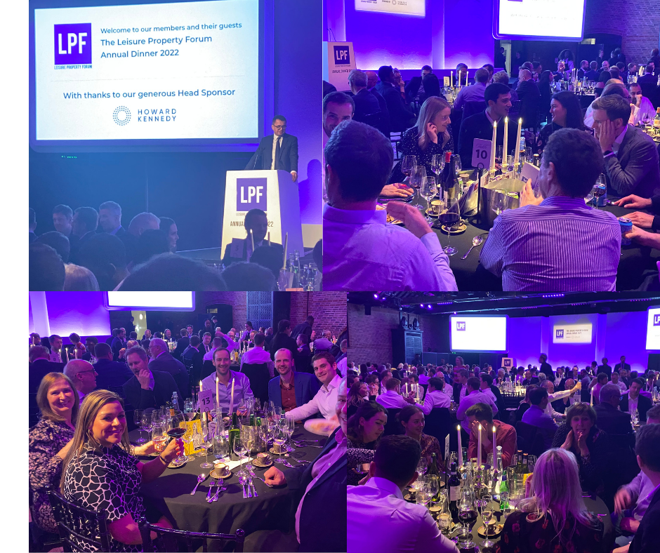 LPF ANNUAL DINNER 2022 MONTAGE Annual Dinner - leisure and hospitality sector